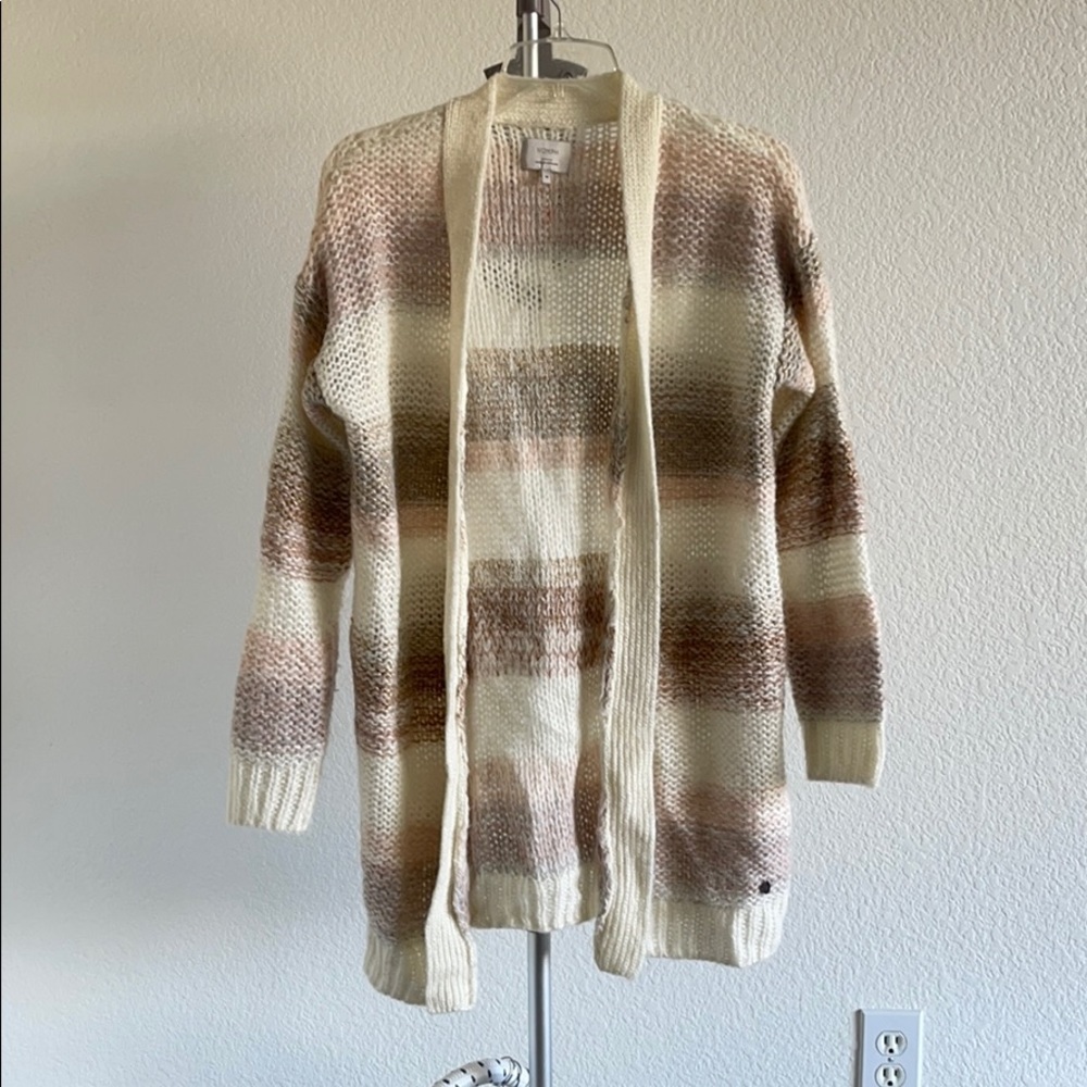 Anthropologie striped cardigan